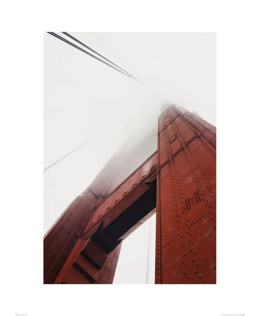 Golden Gate we mgle - reprodukcja