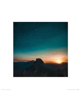 Góry o zmierzchu - reprodukcja