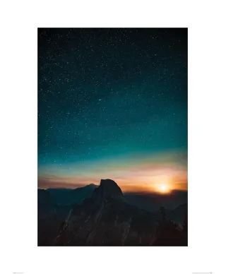 Góry o zmierzchu - reprodukcja