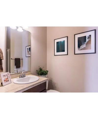 Molo na wzburzonym morzu - reprodukcja