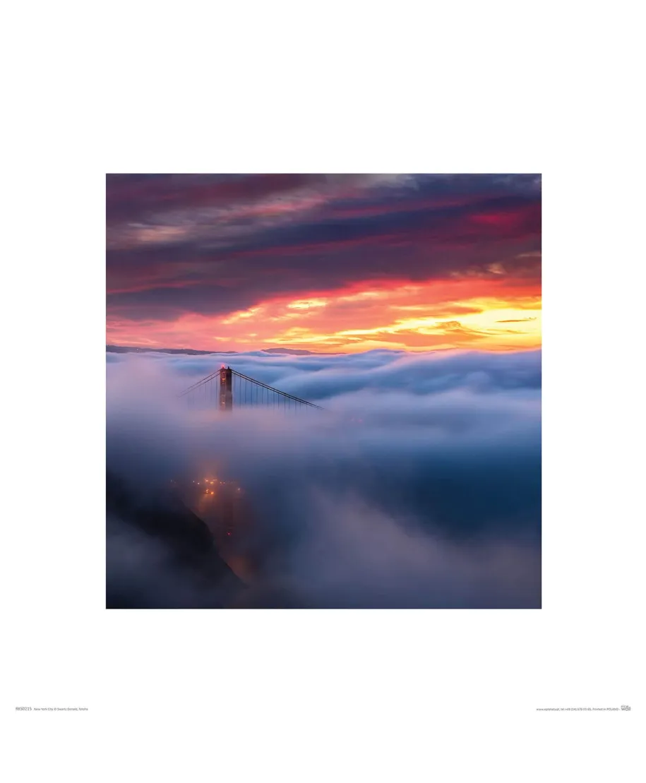 Most we mgle - reprodukcja