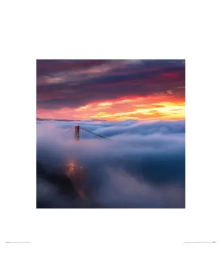 Most we mgle - reprodukcja