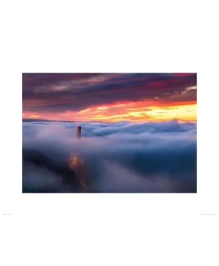 Most we mgle - reprodukcja