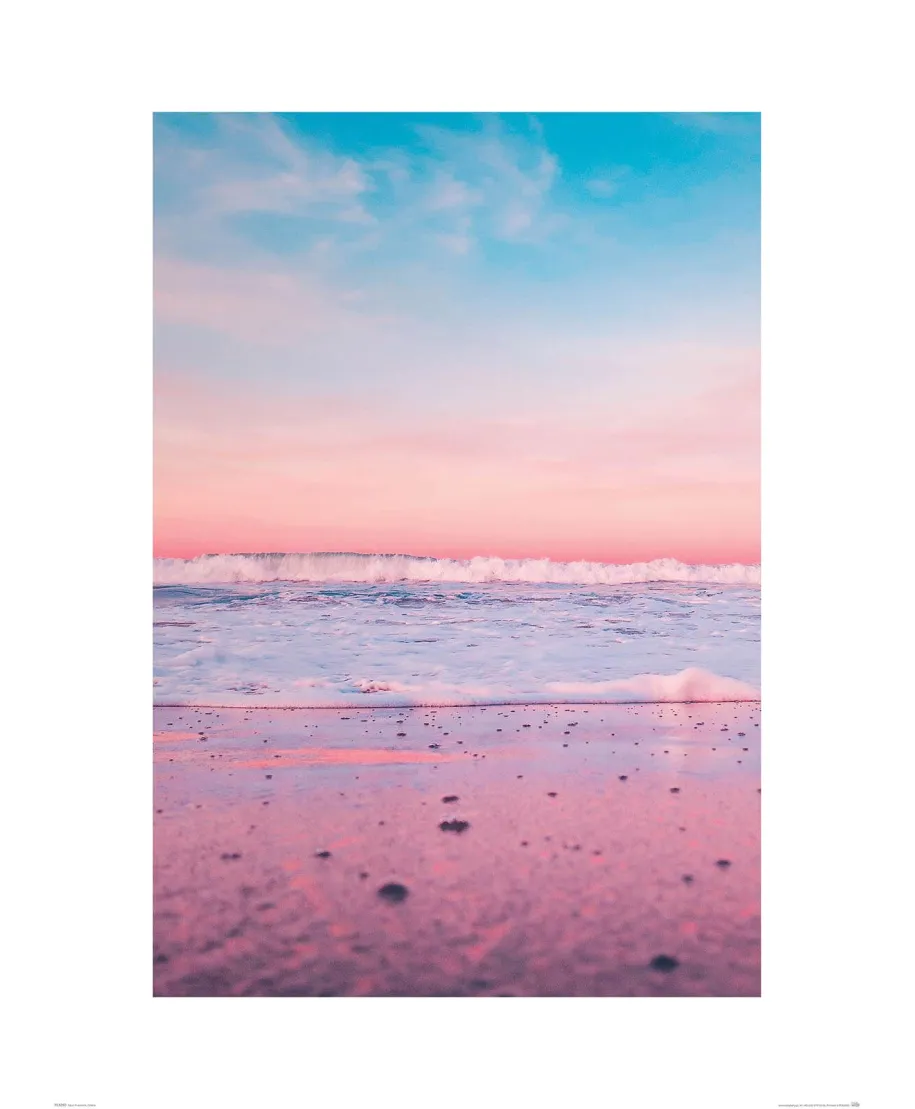 Różowa Plaża - reprodukcja