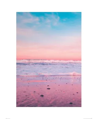 Różowa Plaża - reprodukcja