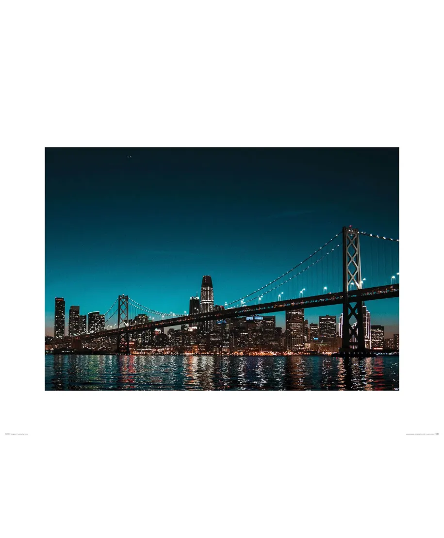 San Francisco Oakland Bay Bridge - reprodukcja