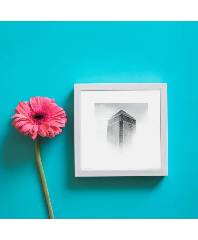 Wieżowiec we mgle - reprodukcja