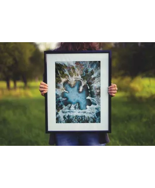 Zimowe jezioro - reprodukcja