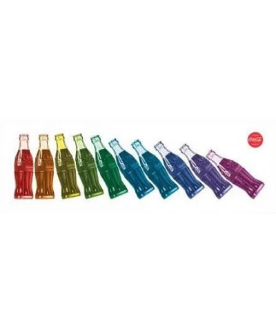 Coca Cola Bottles Falling - reprodukcja