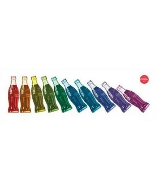 Coca Cola Bottles Falling - reprodukcja