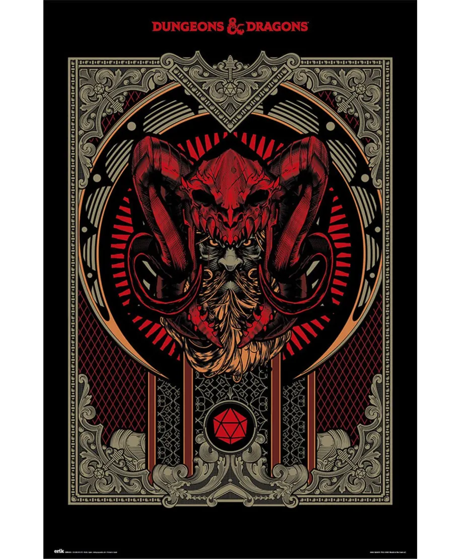 Dungeons Dragons Player's Handbook - plakat