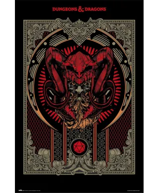 Dungeons Dragons Player's Handbook - plakat