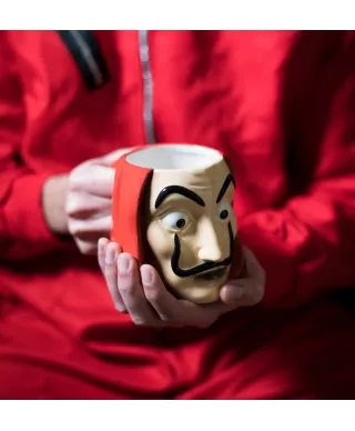 Dom z Papieru Maska Salvador Dali - kubek 3D