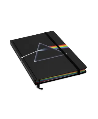 Pink Floyd The Dark Side Of The Moon - notes A5 skórzany z gumką