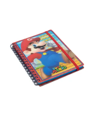 Super Mario - notes A5 kołozeszyt z metaliczną okładką