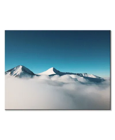 Górskie Szczyty - Obraz na płótnie