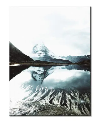 Matterhorn we mgle - Obraz na płótnie