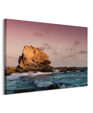 Morska skała - obraz na płótnie