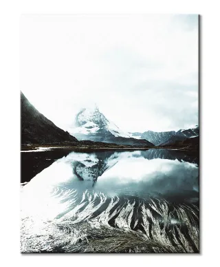 Matterhorn we mgle - obraz na płótnie