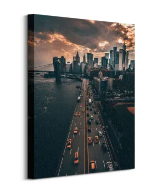 Pochmurny Manhattan - obraz na płótnie