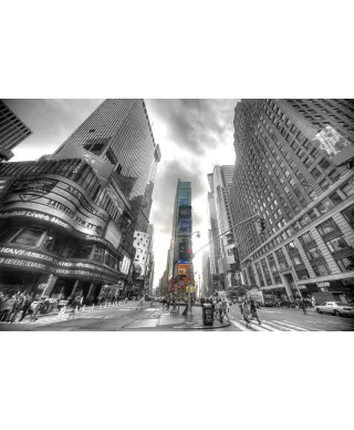 Fototapeta do salonu - Times Square Silver (New York) - 175x115 cm