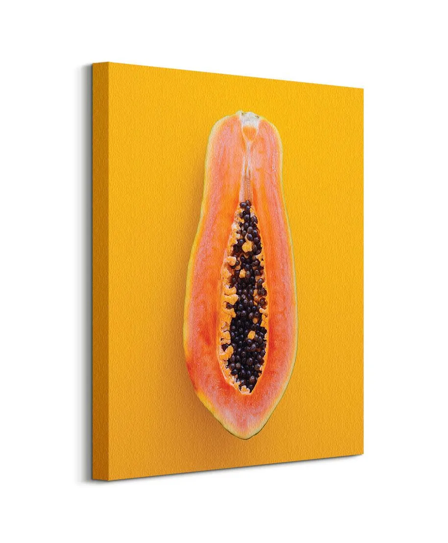 Papaja - obraz na płótnie