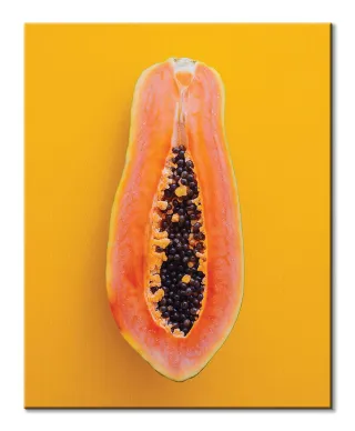 Papaja - obraz na płótnie