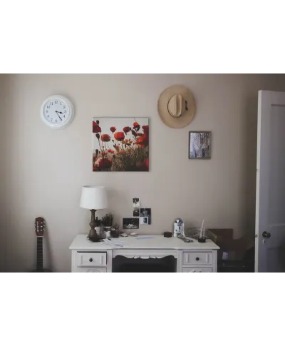 Czerwone maki - obraz na płótnie