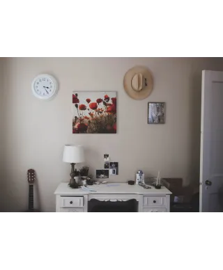 Czerwone maki - obraz na płótnie