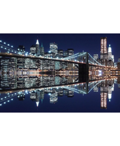 Fototapeta na ścianę - New York (Brooklyn Bridge night) - 175x115 cm