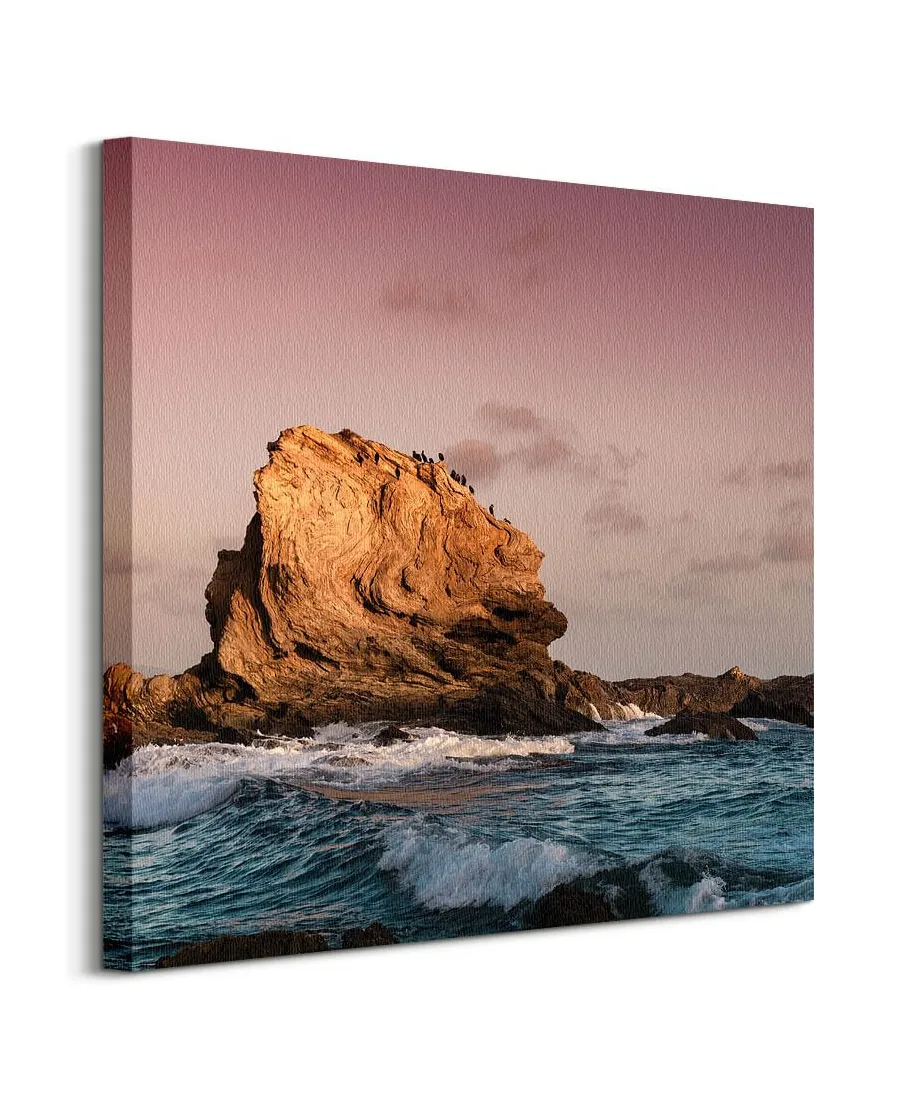 Morska skała - obraz na płótnie