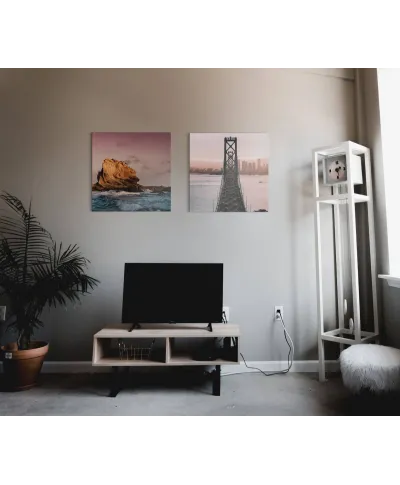 Morska skała - obraz na płótnie