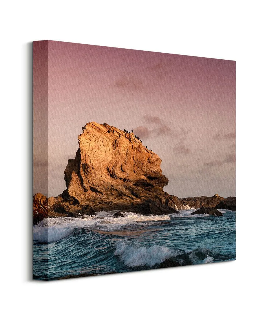 Morska skała - obraz na płótnie