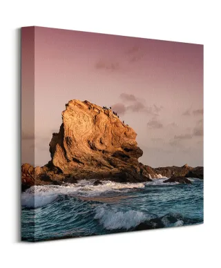 Morska skała - obraz na płótnie