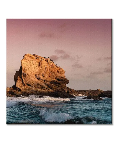 Morska skała - obraz na płótnie