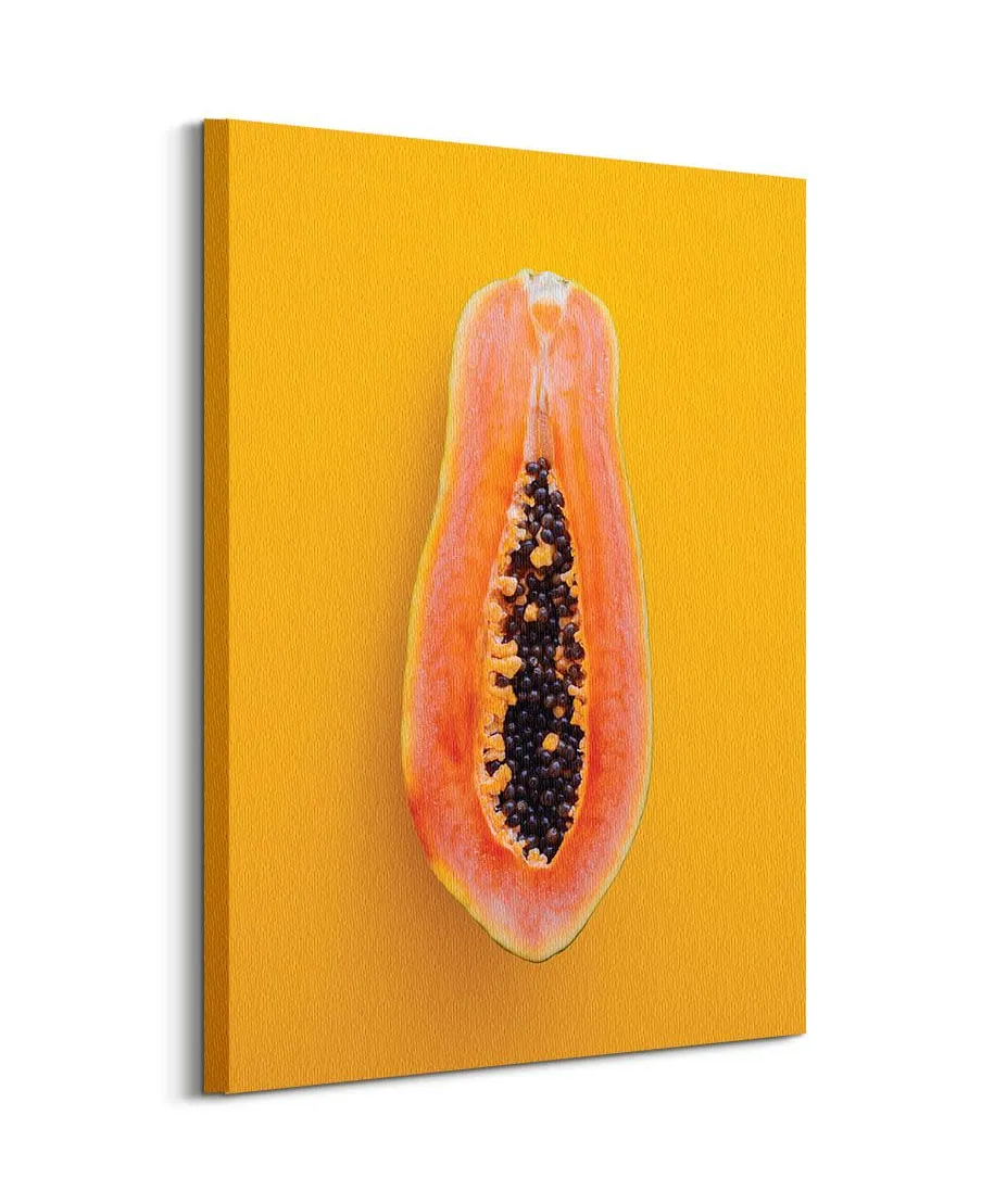 Papaja - obraz na płótnie