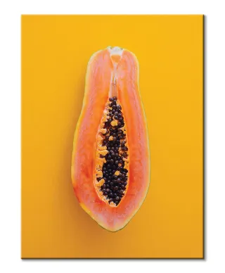 Papaja - obraz na płótnie