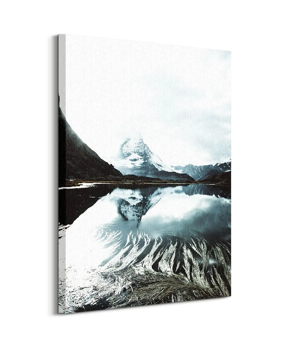 Matterhorn we mgle - obraz na płótnie