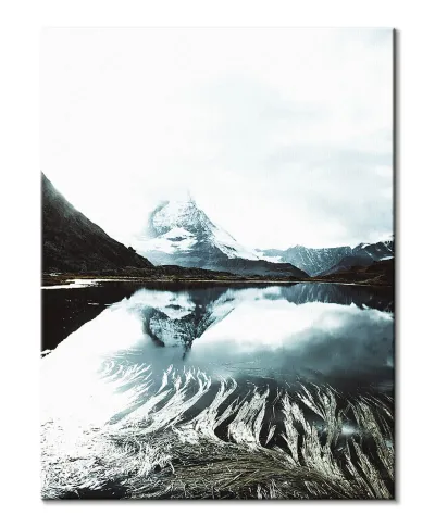 Matterhorn we mgle - obraz na płótnie