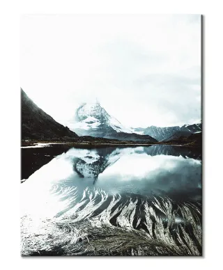 Matterhorn we mgle - obraz na płótnie