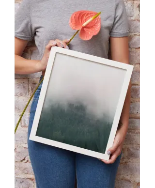 Drzewa we mgle - plakat