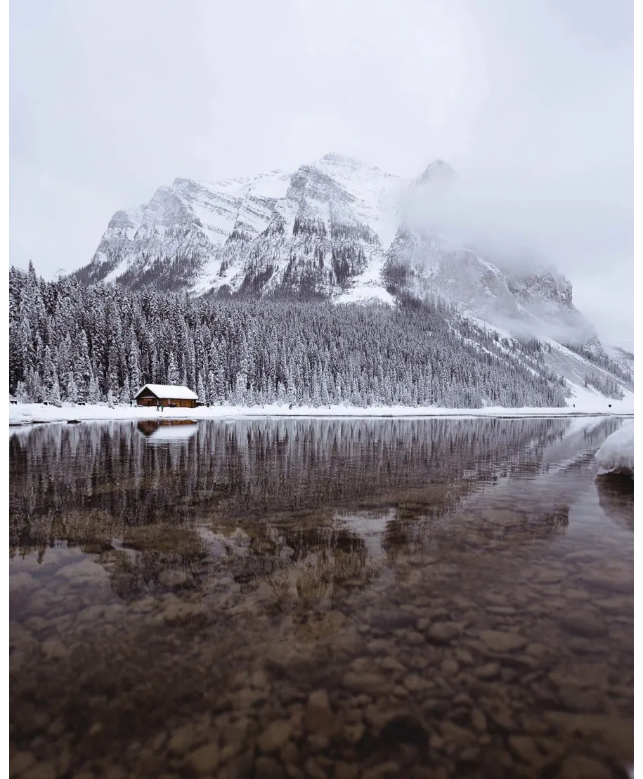 Jezioro Louise - plakat