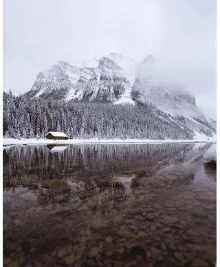 Jezioro Louise - plakat