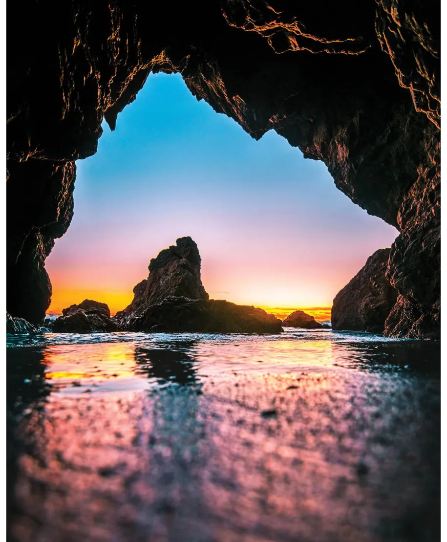 Jaskinia morska - plakat