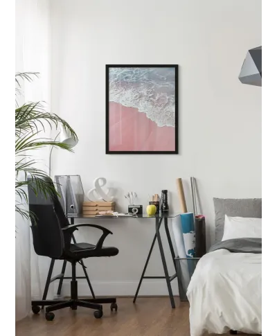 Różowy piasek - plakat