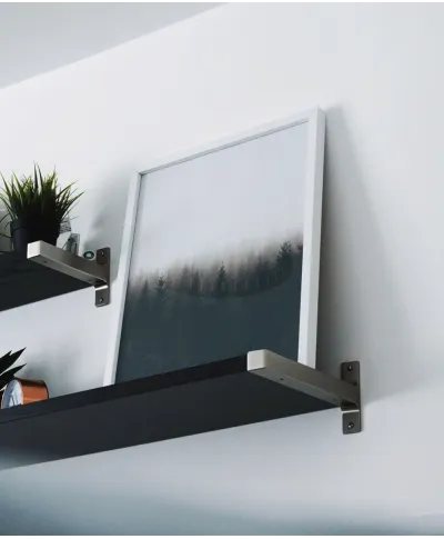 Mgła nad drzewami - plakat