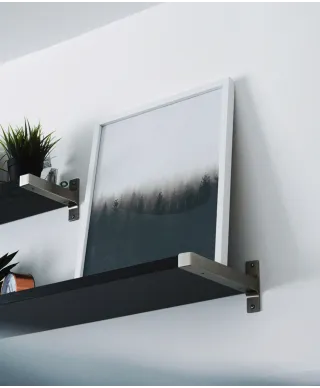 Mgła nad drzewami - plakat