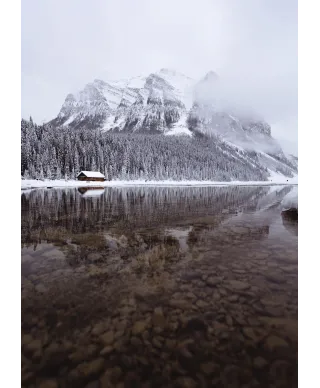 Jezioro Louise - plakat