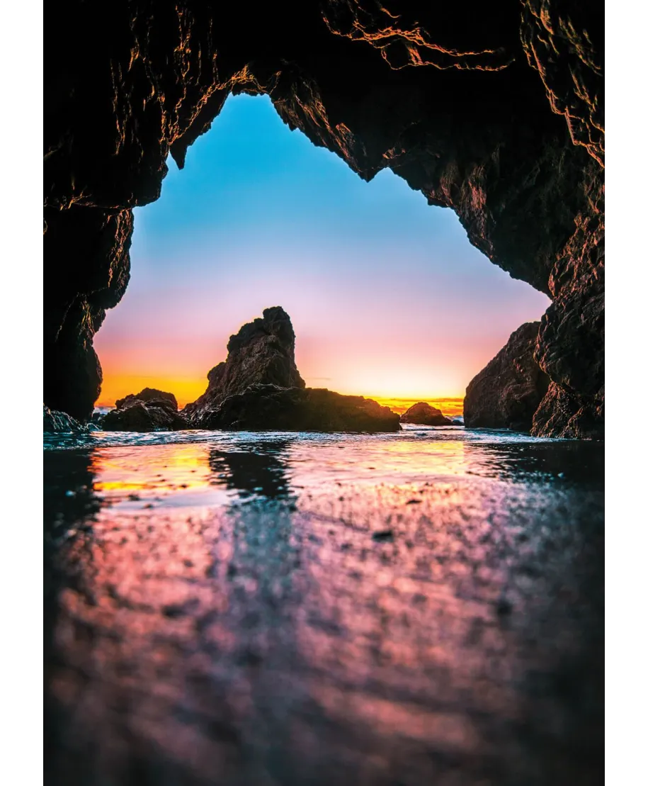 Jaskinia morska - plakat