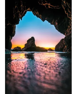 Jaskinia morska - plakat